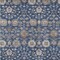 Homeroots 9' X 12' Navy Blue Brown And Beige Floral Washable Indoor Outdoor Area Rug 605435 - alternate 3