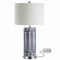 Jonathan Y Sulka 27 in. Ceramic/Iron Contemporary USB Charging LED Table Lamp, Navy/Chrome, 2PK JYL6615A-SET2 - alternate 7