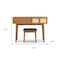 Homeroots 43" Brown Wood Four Drawer Dresser 714273 - alternate 6