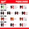 Milwaukee Tool Cut-Resistant Coated Gloves, Cut Level A4 , Polyurethane , Smooth , S 12 PK 48-73-8740B - alternate 5