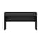 Manhattan Comfort Grace 54in Office Desk in Black (2-Drawer) DK001-GBK - alternate 4