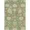 Homeroots 5' X 8' Artichoke Green Ivory And Tan Floral Washable Indoor Outdoor Area Rug 605182 - alternate 4