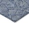 Homeroots 8' X 10' Navy Blue And Ivory Floral Washable Indoor Outdoor Area Rug 594644 - alternate 3
