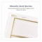Avery Business Cards with Metallic Gold Borders, Inkjet/Laser, 2 x 3.5, White, 100PK 3327 - alternate 2