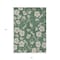 Homeroots 8' X 10' Sage And Ivory Floral Washable Indoor Outdoor Area Rug 600051 - alternate 5