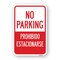 Signmission No Parking Prohibido Estacionarse, Heavy-Gauge Aluminum, 18" x 24", A-1824-25010 A-1824-25010 - alternate 1