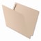 Medical Arts Press Poly-Reinforced End Tab Fastener Folder, 0.75in Expan, 2 Fasteners, Letter, Manila Exterior, 50PK 52415 - alternate 3