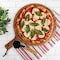 Gibson Elite 2 Piece Acacia Wood Serving Board and Pizza Cutter Set in Brown 143827.02 - alternate 3