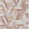 Homeroots 5' X 8' Copper Geometric Washable Indoor Outdoor Area Rug 608053 - alternate 3