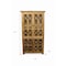 Homeroots 47in Natural Solid Wood Carved Geometric Accent Cabinet With Four Doors 489027 - alternate 4