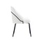 Manhattan Comfort Gracie Dining Chair in White and Black - Set of 4 4-DC100-BWH - alternate 3