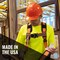 Malta Dynamics APEX Type 2 Class C Full Brim Vented Safety Helmet, ANSI Z89.1, EN12492, OSHA, Red HHR4004 - alternate 5