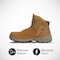 New Balance Men's Composite Toe Athletic High-Top Shoe, Wheat, 9, EE, MIDCLBRWH MIDCLBRWH-9-2E - alternate 4