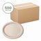 Vegware Nourish Molded Fiber Tableware, Compostable, Platter, Sugarcane, 8 x 10, White, 500PK VW-P009NFA - alternate 2