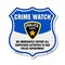 Signmission Neighborhood Crime Watch Shield Sign We, 12 Inch X 12 Inch, Plastic Sign SHI-P-12-388 - alternate 1
