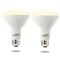 Bulbrite Solana 65-Watt Equivalent BR30 Smart WIFI Connected LED Light Bulb, Frost, 2PK 861702 - alternate 1