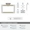 Amerock Esquire Polished Nickel/Golden Champagne Contemporary 5-1/4 in 133 mm Length Towel Ring BH26612PNBBZ - alternate 4