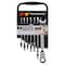 Performance Tool 7 pc. Met Flex Head Ratcheting Wrenches, 180 Degree Pivot, 72 Tooth W30637 - alternate 2