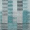 Homeroots 5' X 8' Teal Blue Aqua And Gray Striped Washable Indoor Outdoor Area Rug 581714 - alternate 5