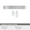 Amerock Premise 3-3/4 inch (96mm) Center-to-Center Polished Chrome Cabinet Pull, 10PK 10VMP3684426 - alternate 3
