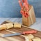 Martha Stewart Everyday Keswick 7 Piece Stainless Steel Cutlery and Wood Block Set in Coral 141048.07 - alternate 3