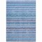 Homeroots 9' X 12' Sky Blue And Navy Blue Striped Washable Indoor Outdoor Area Rug 577809 - alternate 3