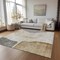 Homeroots 9' X 12' Taupe Beige And Gray Abstract Washable Indoor Outdoor Area Rug 582042 - alternate 4