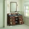 James Martin Vanities Lorelai 48'' S Vanity, Mid-Century Walnut w/ Parisien Bleu Silestone Top w/ Wireless Charger 424-V48-WLT-FPBL - alternate 3