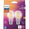 Signify Warm Glow 60W Equivalent Soft White A19 Medium Dimmable LED Light Bulb, 2PK 573477 - alternate 2