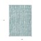 Homeroots 9' X 12' Teal Blue And Ivory Abstract Washable Indoor Outdoor Area Rug 588520 - alternate 6