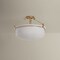 Hudson Valley Lighting Lowerre 3 Light Semi Flush in Patina Gold Leaf Finish 1553-PGL - alternate 3
