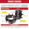 Coyote Wheel Accessories HUB CENTRIC RINGS 715 Millimeter Inside Diameter 7410 Millimeter Outside Diameter Black Plastic 74-7150 - alternate 2