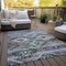 Homeroots 5' X 8' Brown Beige And Blue Southwestern Washable Indoor Outdoor Area Rug 588673 - alternate 6