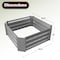 Pure Garden Galvanized Raised Garden Bed 23.5" L x 23.5" W x 12" H Raised Garden Beds Square Planter Box Kit 50-195 - alternate 4