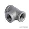 Stz Industries 1-1/4 in. FIP X 1 in. D FIP 1 in. D FIP Black Iron 3.9 in. L Reducing Tee 310RT-11411 - alternate 2