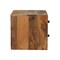 Homeroots 12" Brown Solid Wood Two Drawer Floating Nightstand 712847 - alternate 6