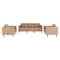 Flash Furniture HERCULES Artemis 3 Piece Cognac LeatherSoft Sofa and 2 Chair Set, 8 AC Outlets/4 USB/4 USB-C Ports ZB-8921-SET3-COGNAC-GG - alternate 1