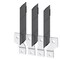 Siemens bus connectors broadened front mounted 4 units accessory for: 3VA12 3VA9254-0QC00 - alternate 1