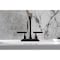 Kingston Brass Double-Handle 4" Centerset Bathroom Faucet with Brass Pop-Up, Oil Rubbed Bronze KS6645CKL - alternate 3