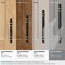 Amerock London 6-5/16 in 160 mm Center-to-Center Black Bronze/Golden Champagne Cabinet Pull BP36650BBRBBZ - alternate 4