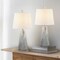 Jonathan Y Owen 20.5" Contemporary Resin LED Table Lamp, White Marble Finish, 2PK JYL1037A-SET2 - alternate 2