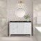 James Martin Vanities Myrrin 48" Single Vanity, Bright White, w/ 3 CM Phantome Eclos Top 485-V48-BW-3PHT - alternate 5