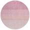 Homeroots 8' Pink And Ivory Round Ombre Washable Indoor Outdoor Area Rug 595819 - alternate 5