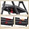 Wrightmaster 4 ft. Metal Folding Step Ladder, 9 ft. Reach, with Safety Lock Design 500 lb. Load Capacity ZOR-WK28-4-DF - alternate 7