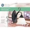 Boston Harbor Single Light Vanity Fixture, 120 V, 60 W, A19 or CFL Lamp, Steel Fixture, Matte Black Fixture F3-1W-3L - alternate 2