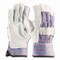 Pip Leather Palm Gloves, Cotton; Split Cowhide Leather; Synthetic Fabric, Elastic Cuff Cuff, Wing Thumb 84-7532/XL - alternate 2