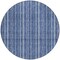 Homeroots 8' Denim Blue And Ivory Round Striped Washable Indoor Outdoor Area Rug 615045 - alternate 6