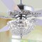 Jonathan Y Mandy 52" 3-Light Glam Classic Crystal Dome Shade LED Ceiling Fan With Remote, Chrome JYL9610B - alternate 7