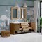 James Martin Vanities Solene 72 in. Double Vanity, Seaside Oak, w/ 3 CM White Zeus Quartz Top D225-V72-SSO-3WZ - alternate 4