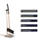 Kings County Tools Broom & Dustpan Combo Set 31 in Natural Horsehair Broom & Stainless Steel Standing Dustpan GW36E01-04 - alternate 5